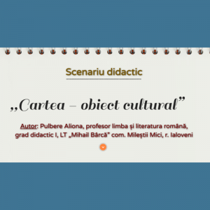 Proiect didactic